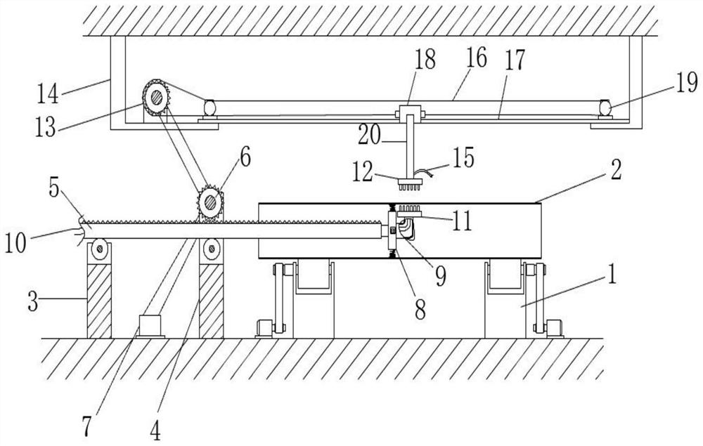 Rust removal and maintenance equipment for steel structure parking equipment