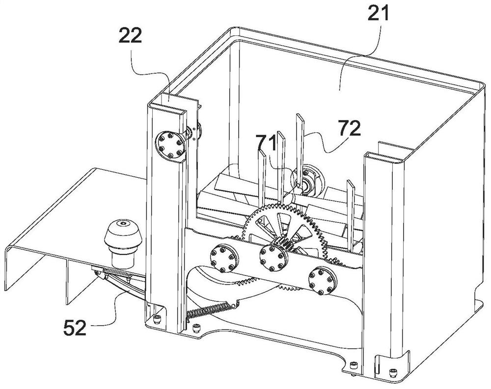 Efficient stirring mechanism, and environment-friendly pedestal pan using same