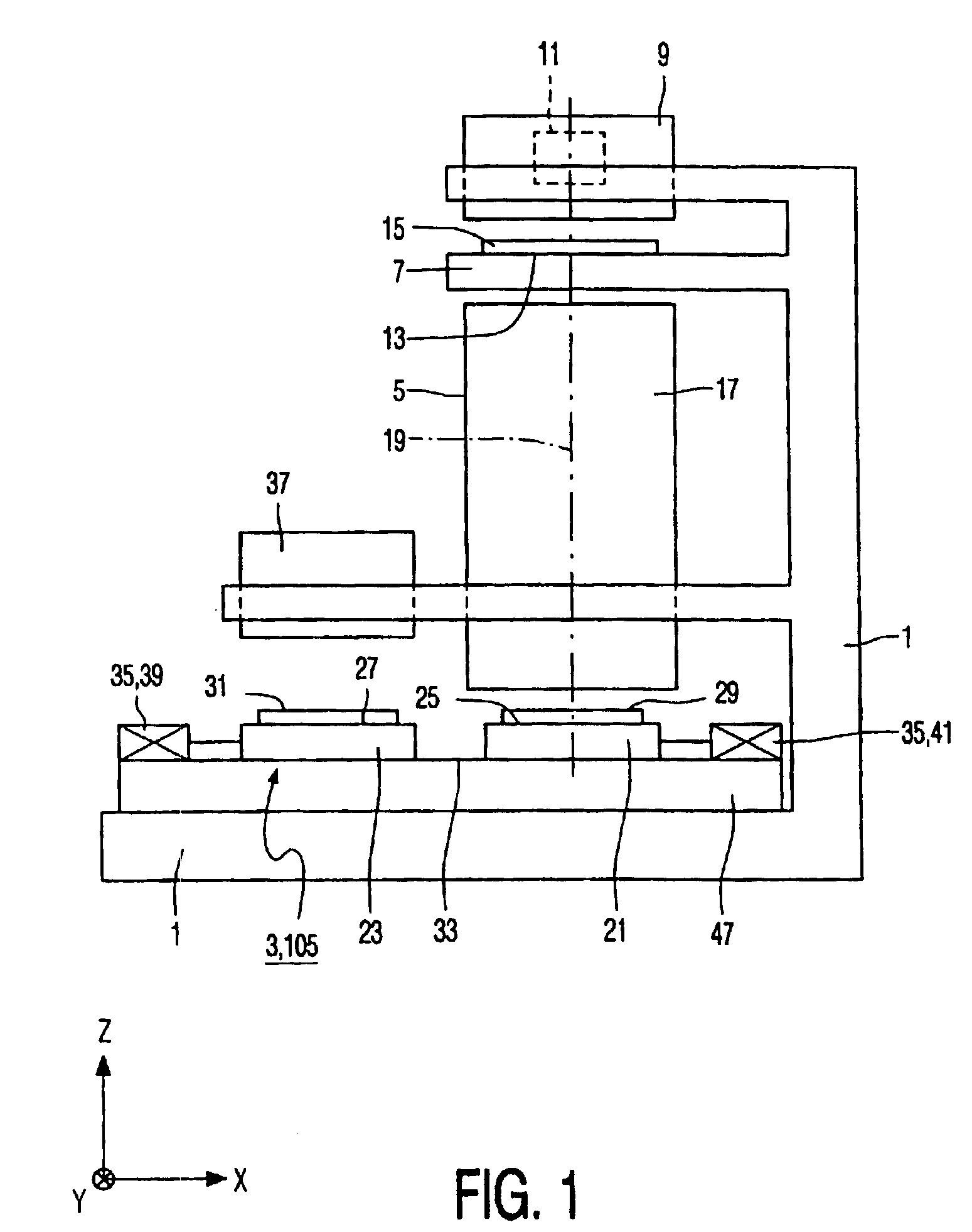 Positioning device having two object holders