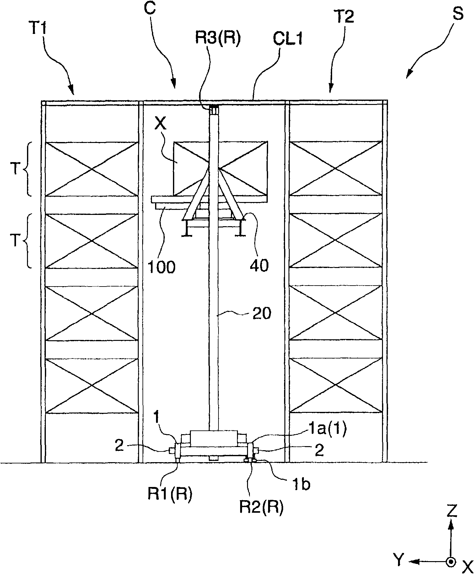 Stacker crane