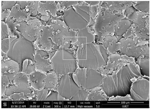 A kind of multi-phase high dielectric constant composite material with isolation structure and its preparation method