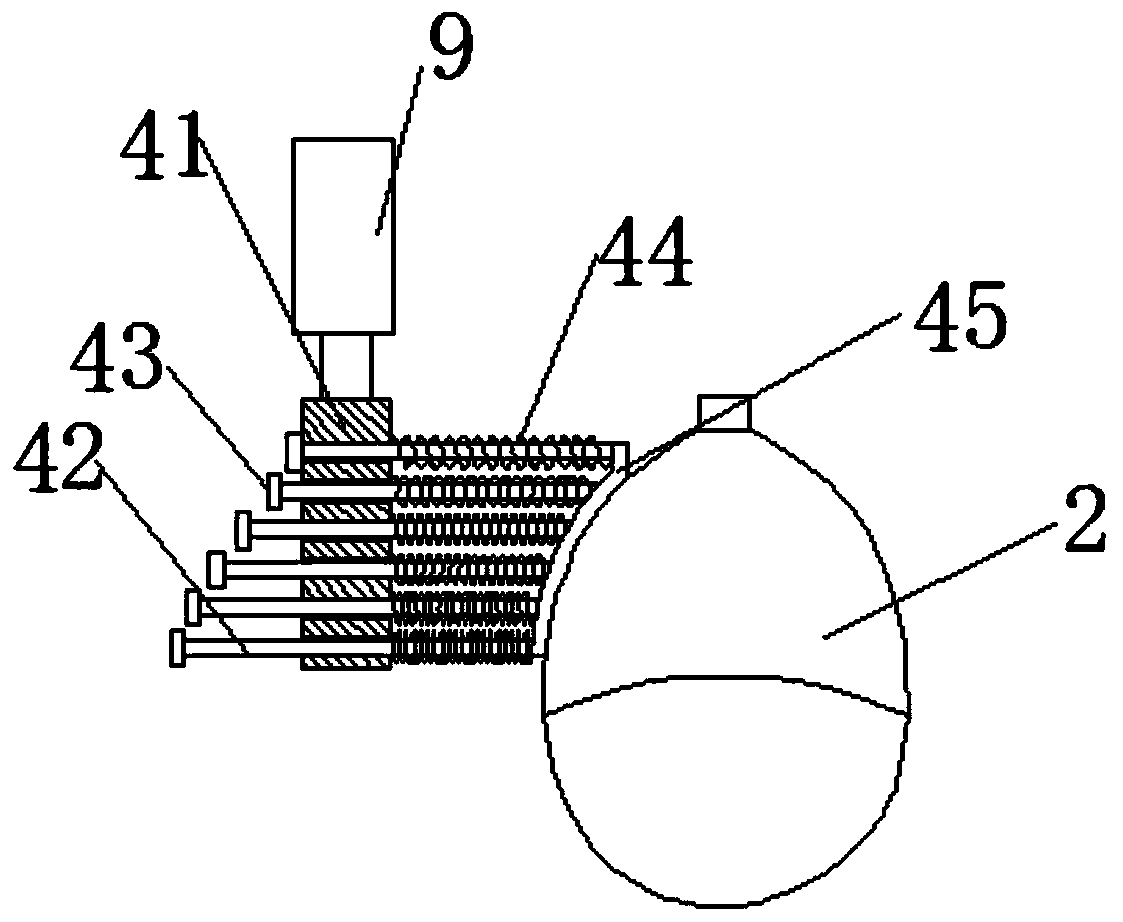 Environment-friendly monitoring frame with cleaning function