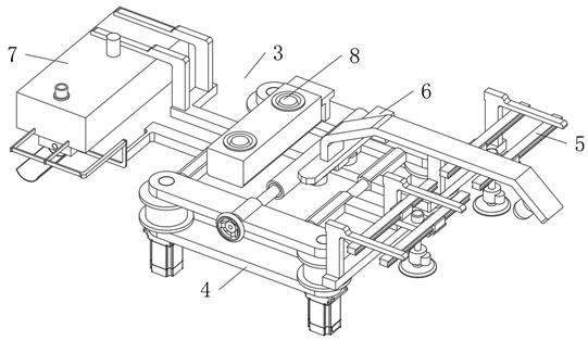 Ship steel structure polishing device