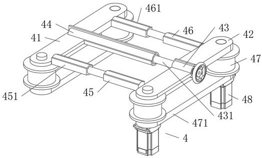 Ship steel structure polishing device