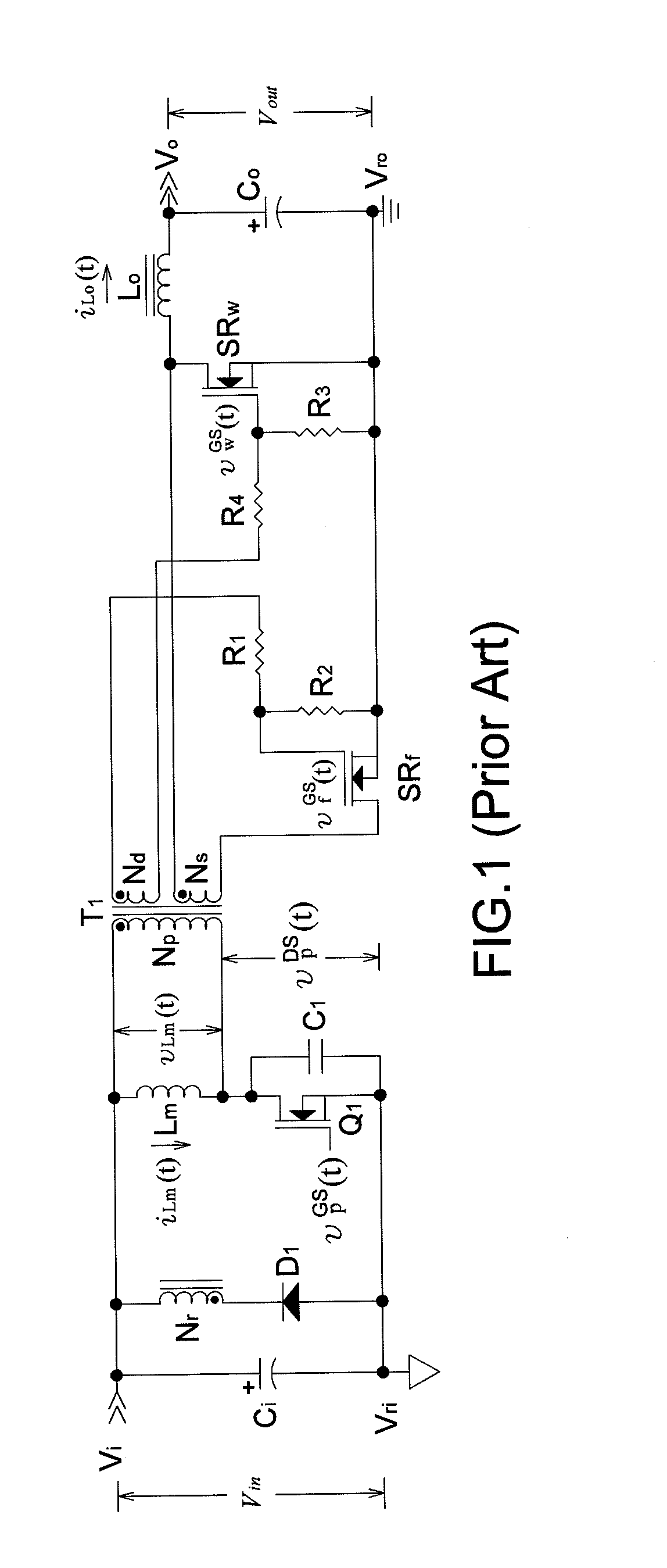 Forward converter with secondary side post-regulation and zero voltage switching