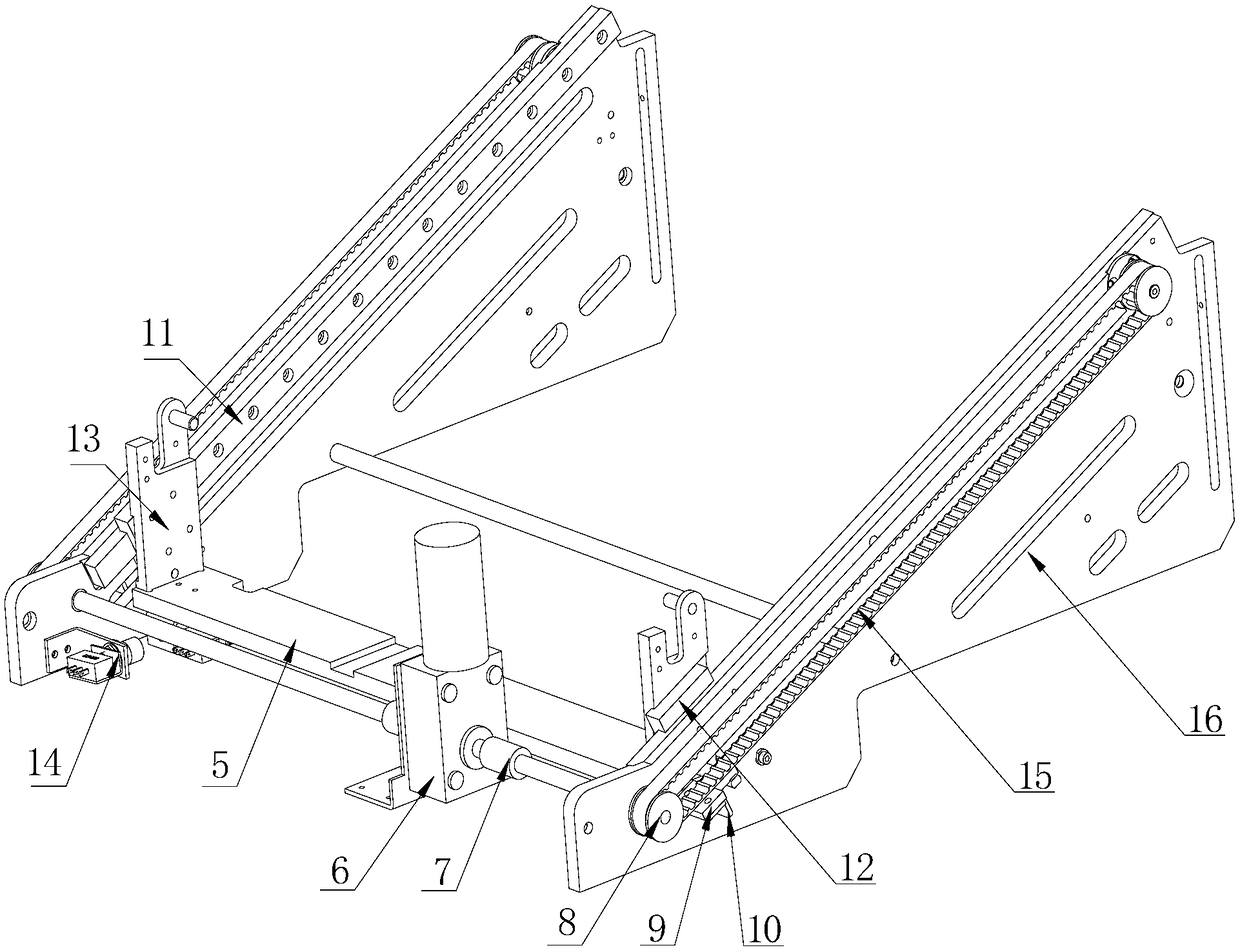 Ultra-short turn-over elevating integrating all-in-one machine