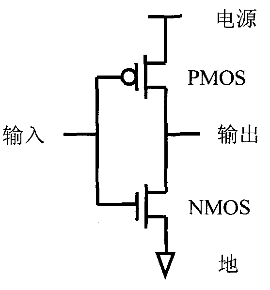 Circuit for lowering CMOS transient power consumption