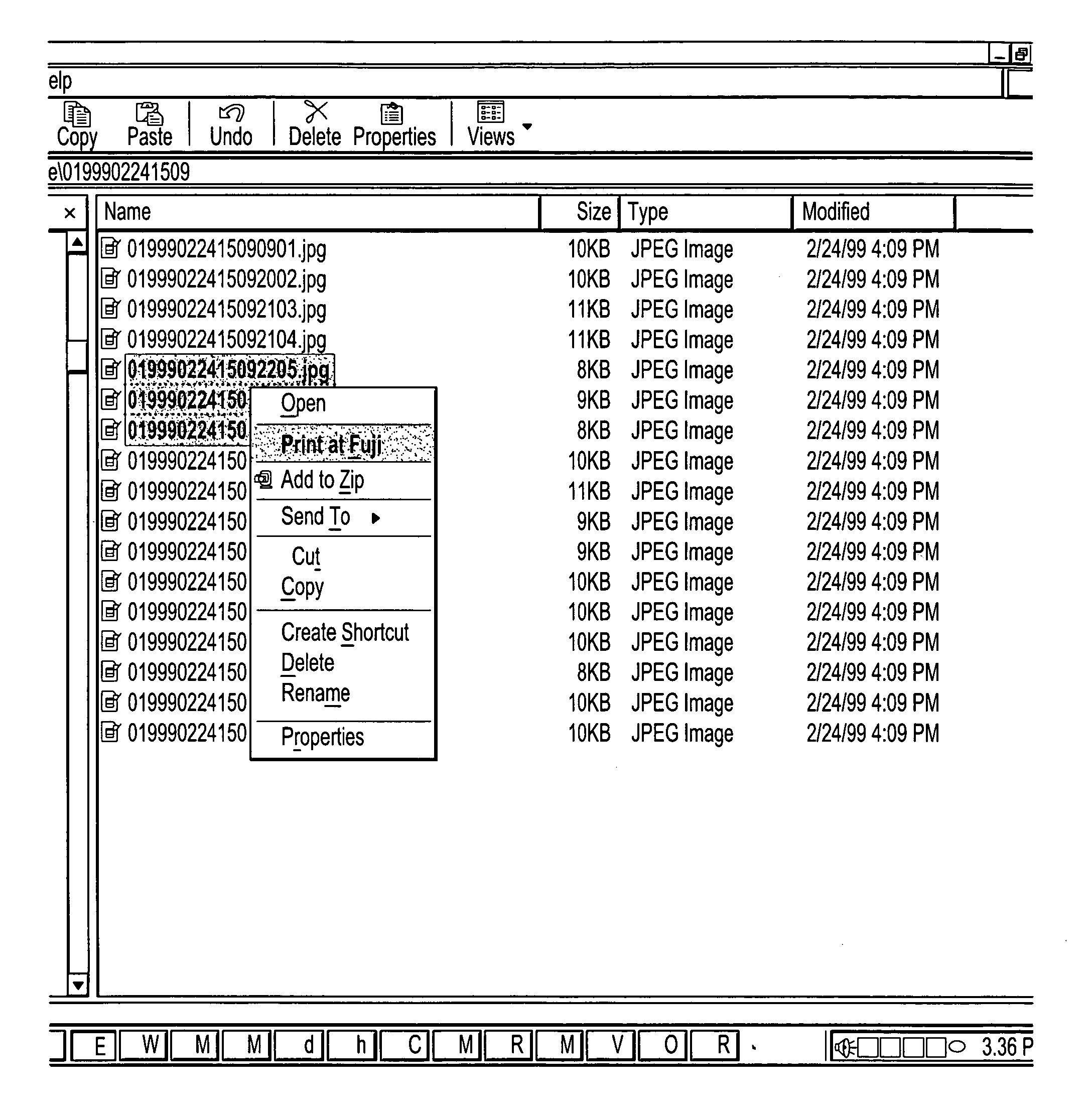 Method, system, article of manufacture, and propagated signal for electronically ordering photographic prints and gifts from photos