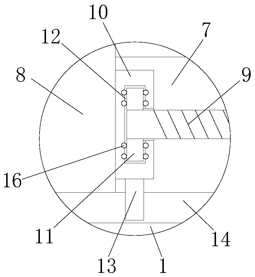 Stamping device suitable for machining automobile parts in different sizes