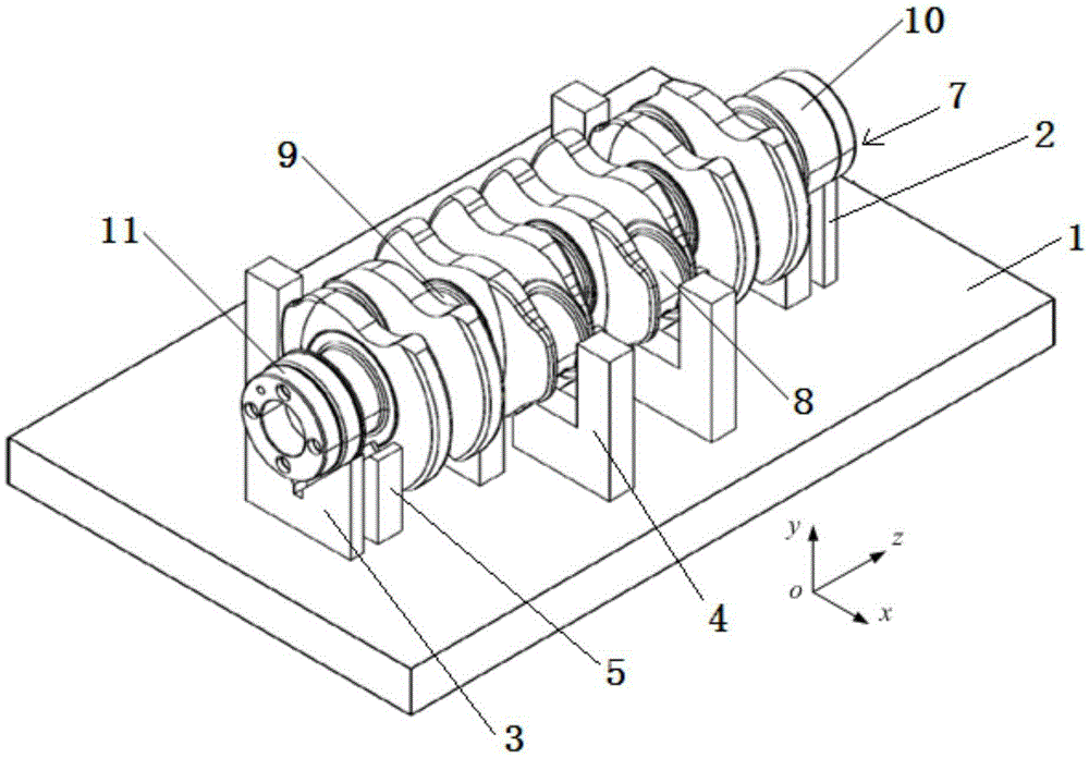 Measurement apparatus of center position accuracy of all journals of crank shaft, and measurement and calibration methods thereof