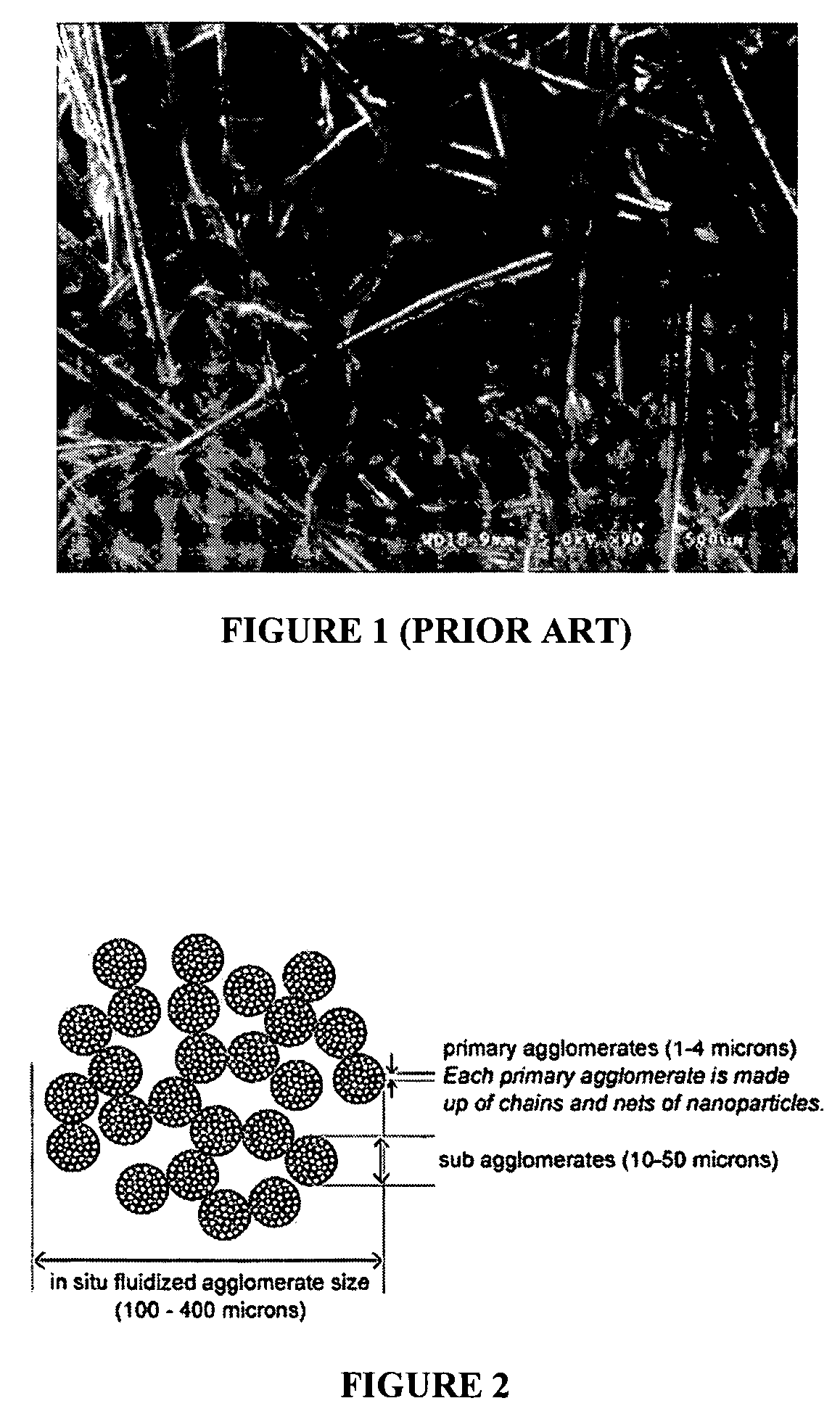 Fractal structured nanoagglomerates as filter media