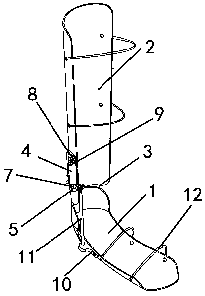 Adjustable foot extorsion joint orthosis device