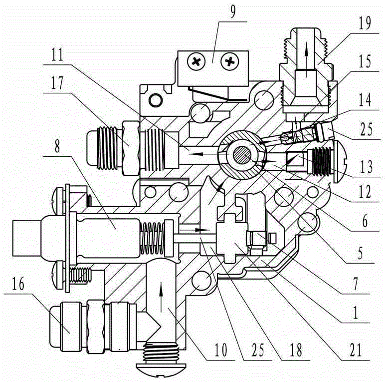 Ultrathin fuel gas plug valve