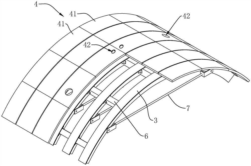 Reinforcement structure and method for a small-span masonry arch bridge