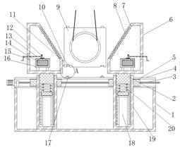 Precise settling device for steel rolling machine maintenance and roller hoisting