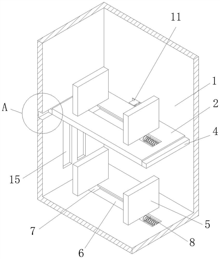 Positioning device based on lithium battery charging and discharging equipment and use method of positioning device