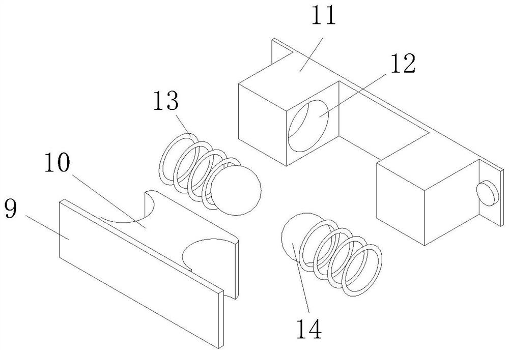 Positioning device based on lithium battery charging and discharging equipment and use method of positioning device