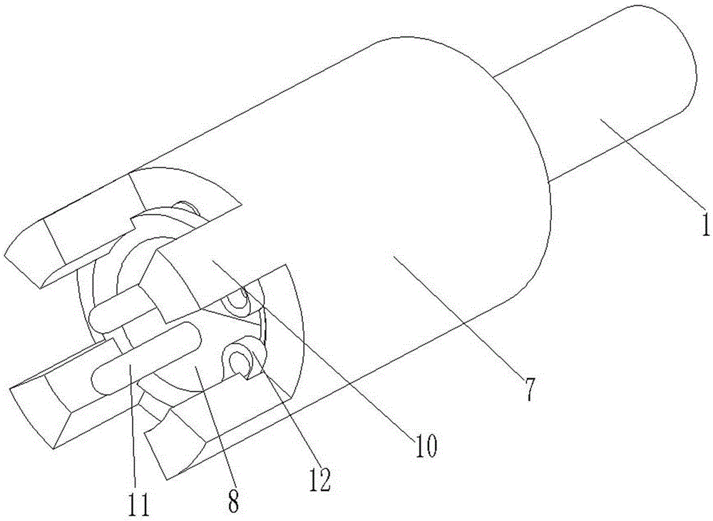 Connection assembly for connecting lead with printed board and fixing sleeve of connection assembly