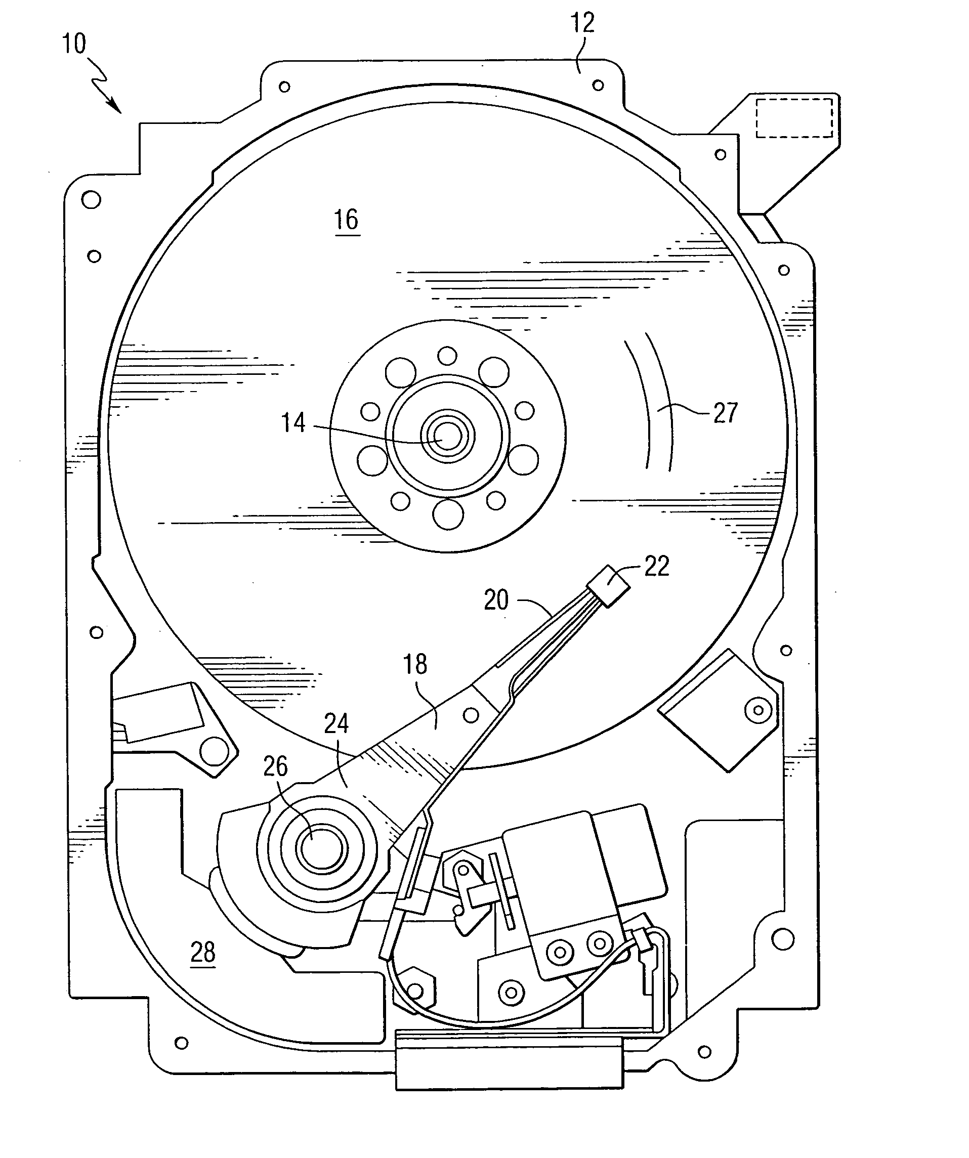 Data storage system with field assist source