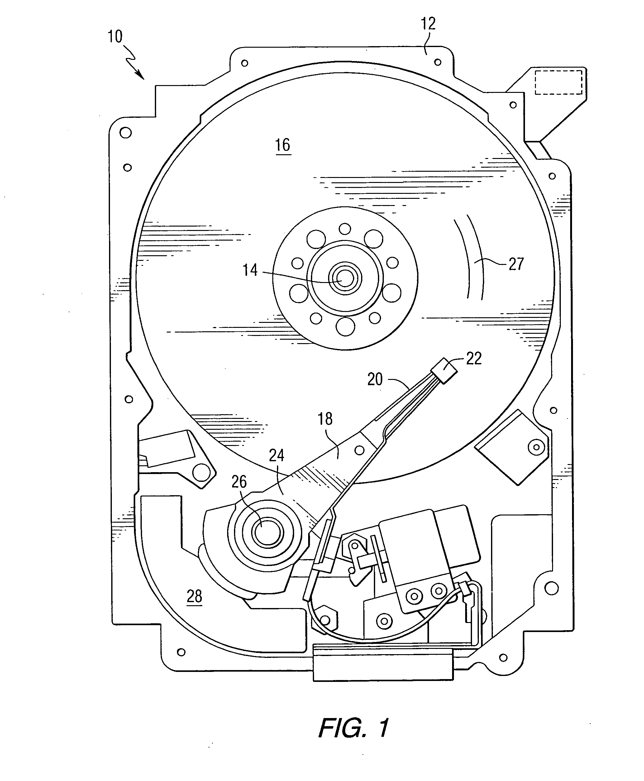 Data storage system with field assist source