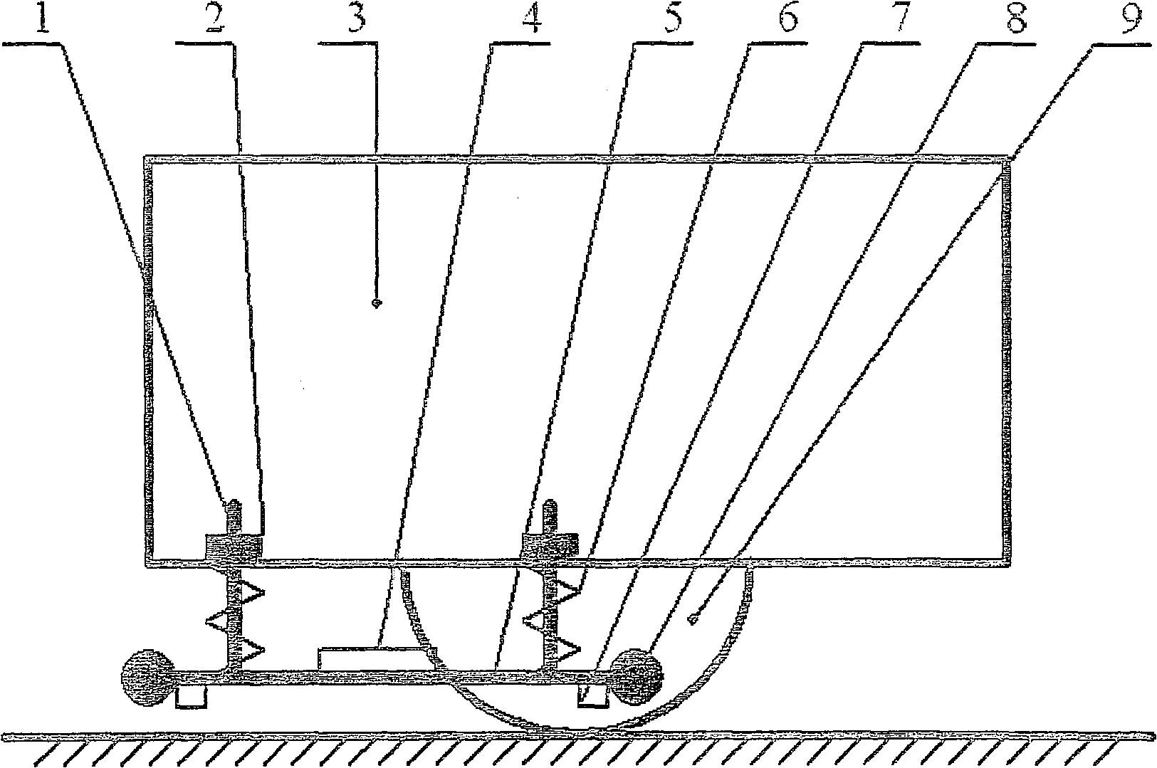 Pose sensing system and method for mobile robot