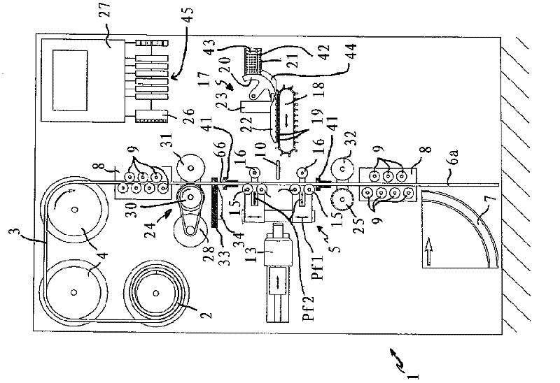 Apparatus and method for producing round brushes