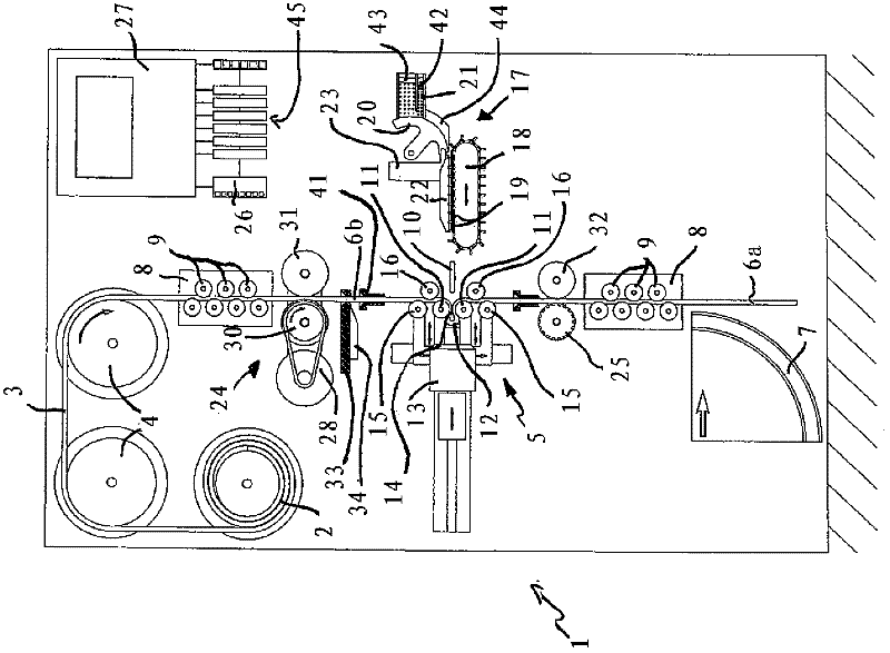 Apparatus and method for producing round brushes