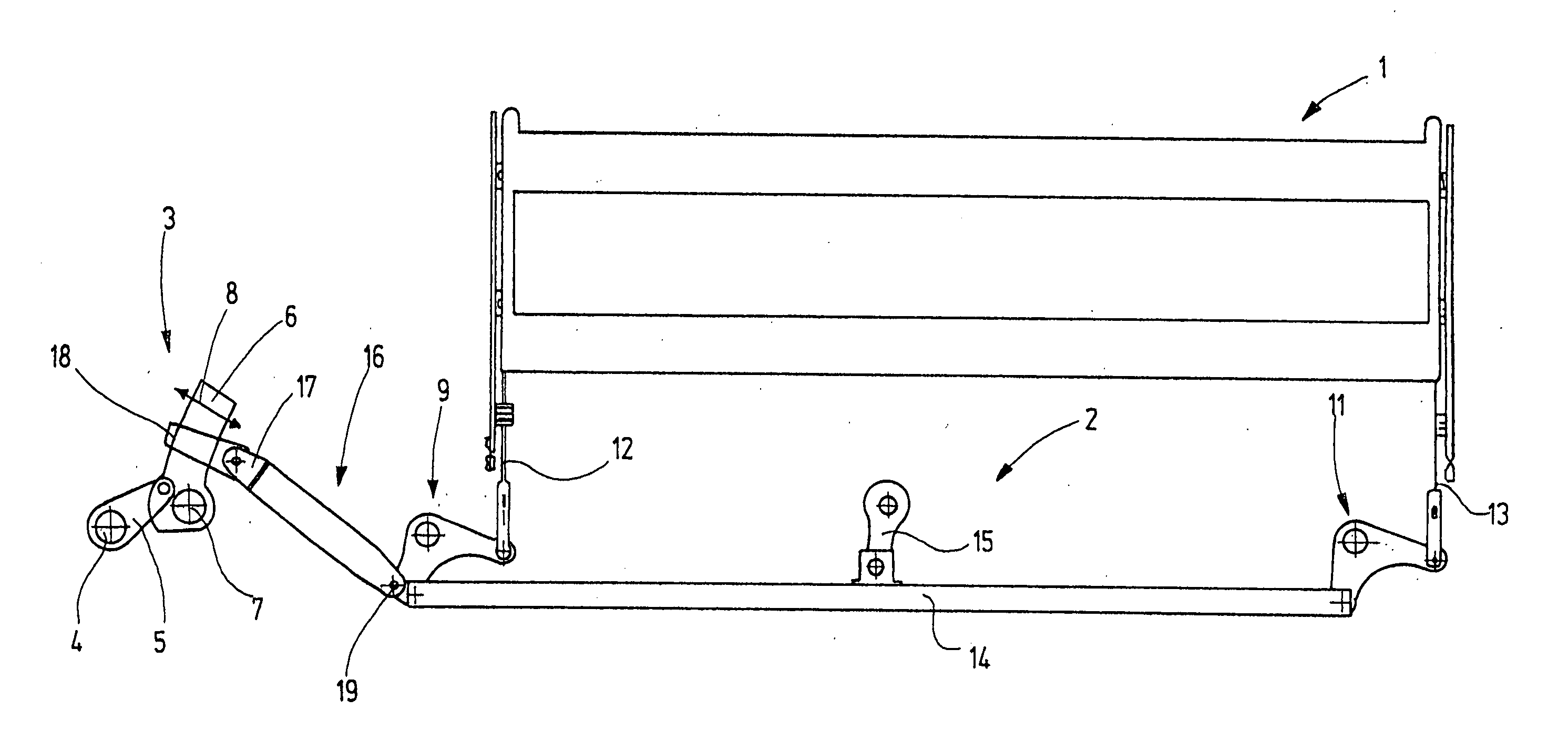 Low-vibration shedding system