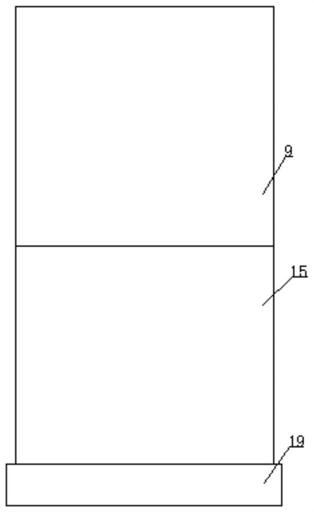 Assembled wallboard and glass plate integrated structure with good anti-mud effect