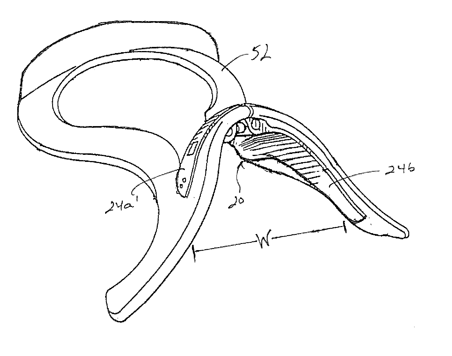 Locking headplate for adjustable saddle tree