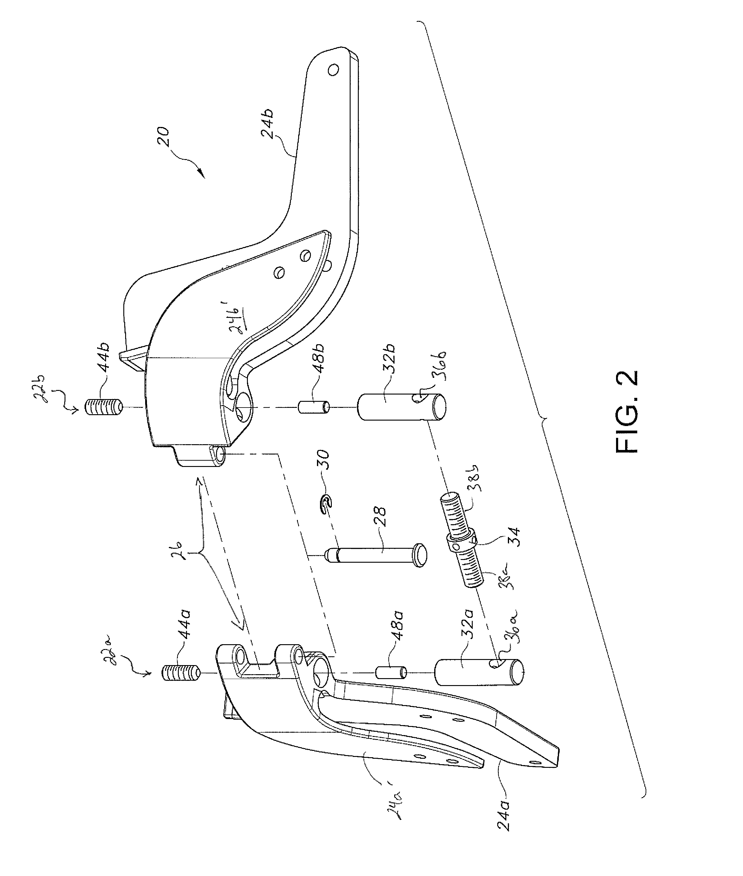 Locking headplate for adjustable saddle tree