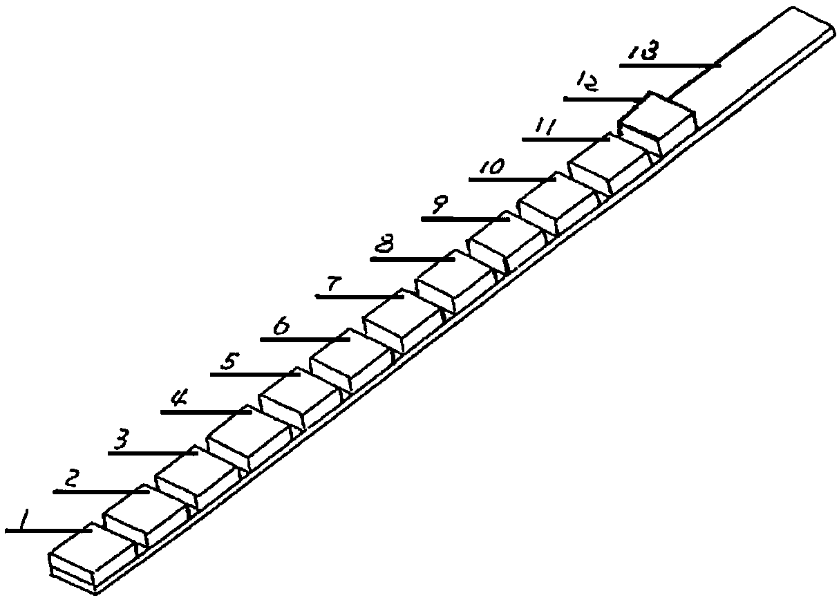 Dry chemical in-vitro diagnostic instrument and multi-linked test strip type automatic identification method thereof