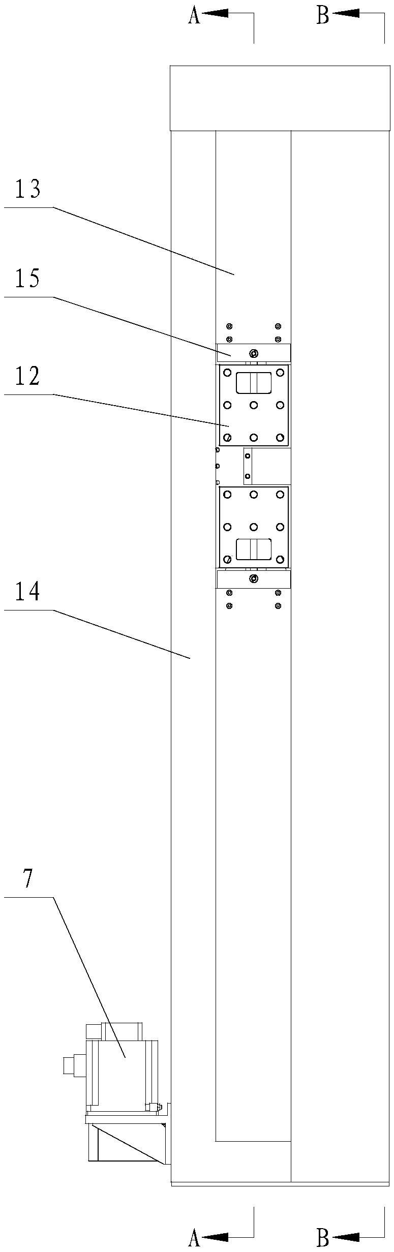 Robot pillar structure