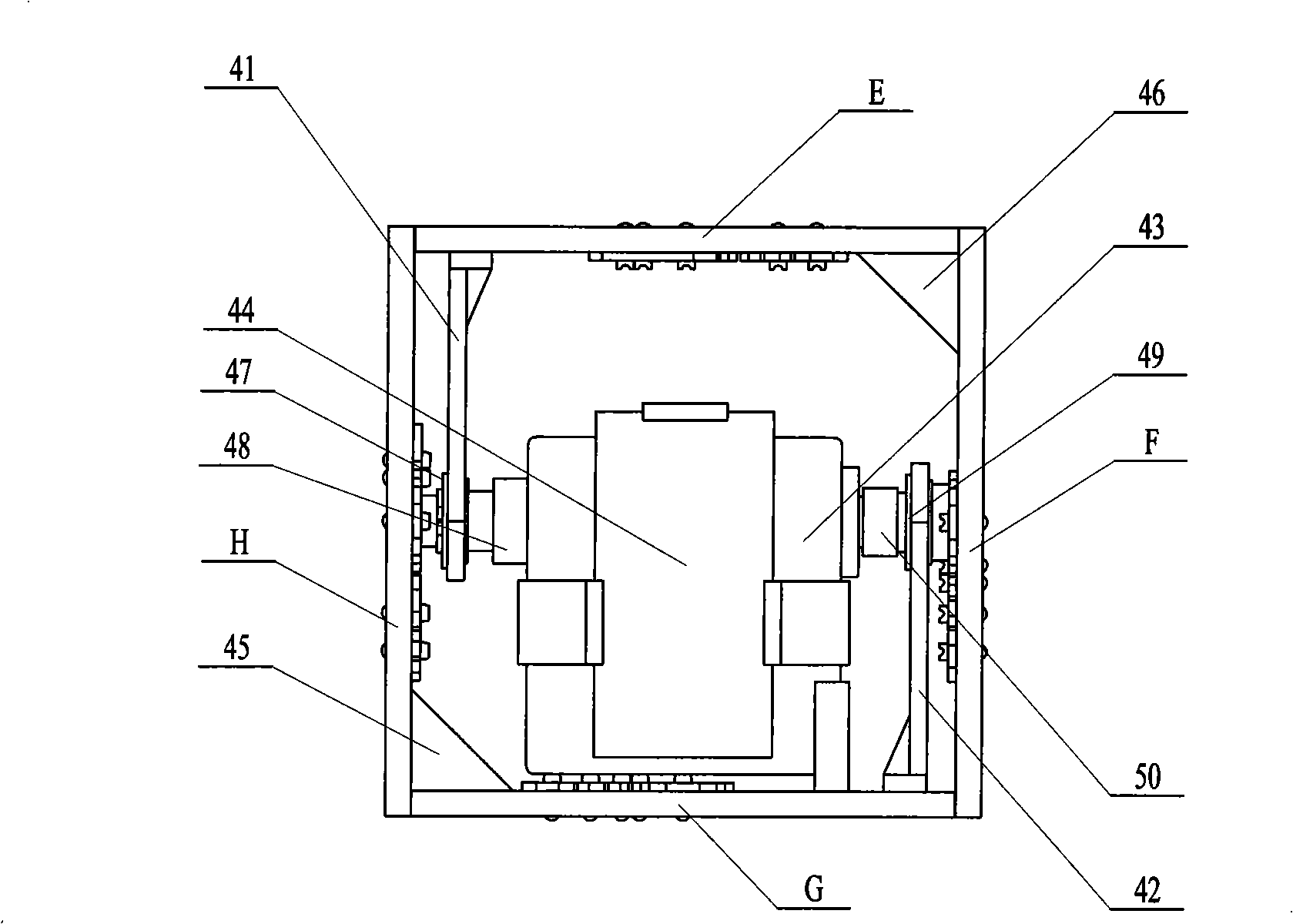 Double L-shaped cubic modularized self-reconstruction robot based on rotary hook hole