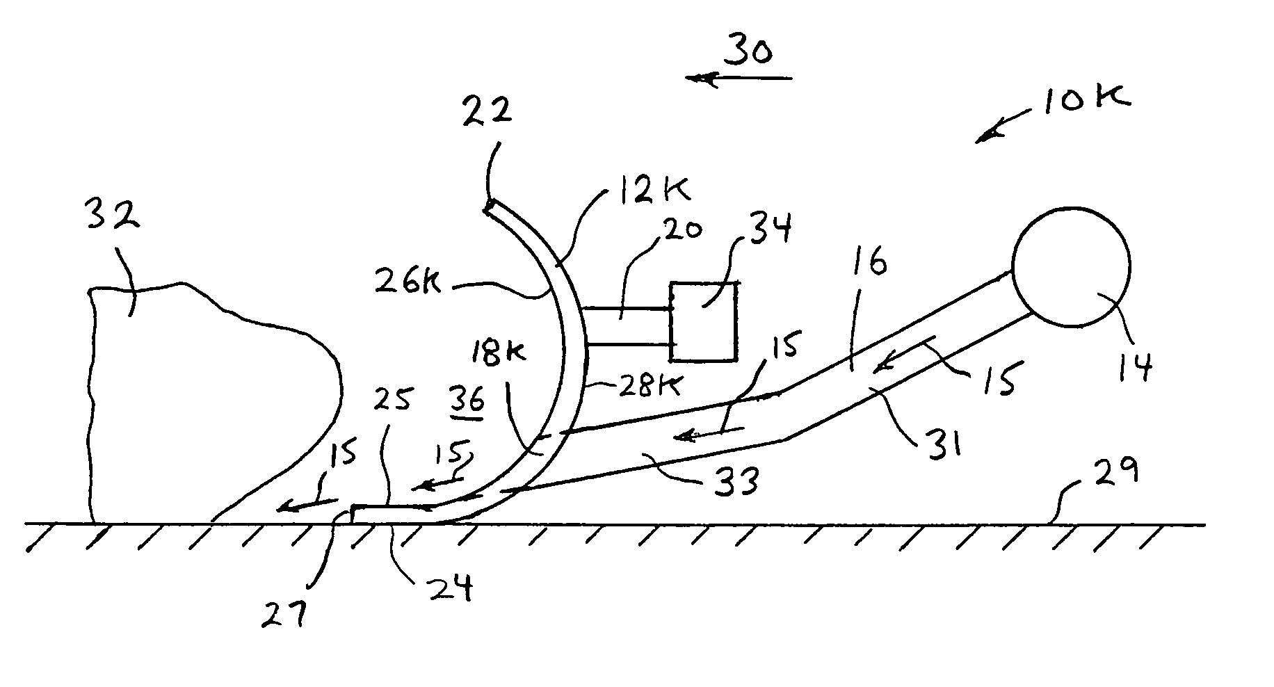 Fluid shovel apparatus and method