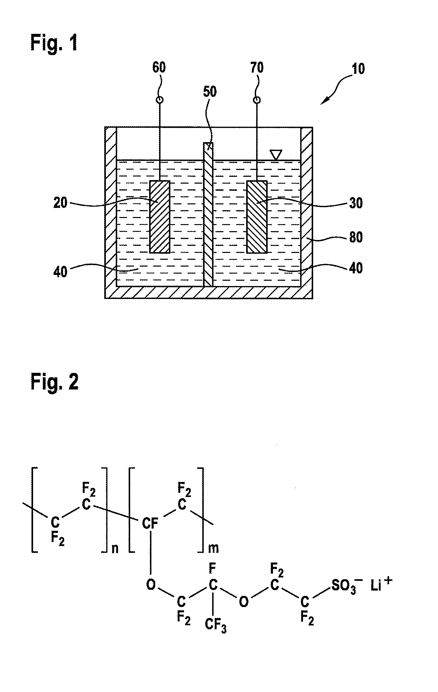 Lithium-ion battery and method for preventing the dissolution of metals from a cathode of said lithium-ion battery and/or damage to an sei layer of an anode of said lithium-ion battery