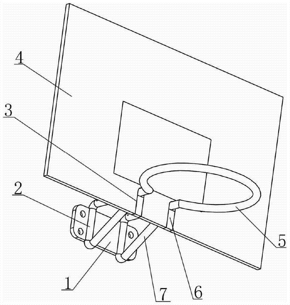 Basketball stand and manufacturing method thereof