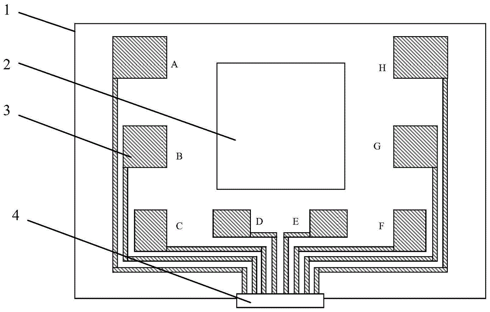 Multi-channel detecting system for detecting optical performance of LED chip