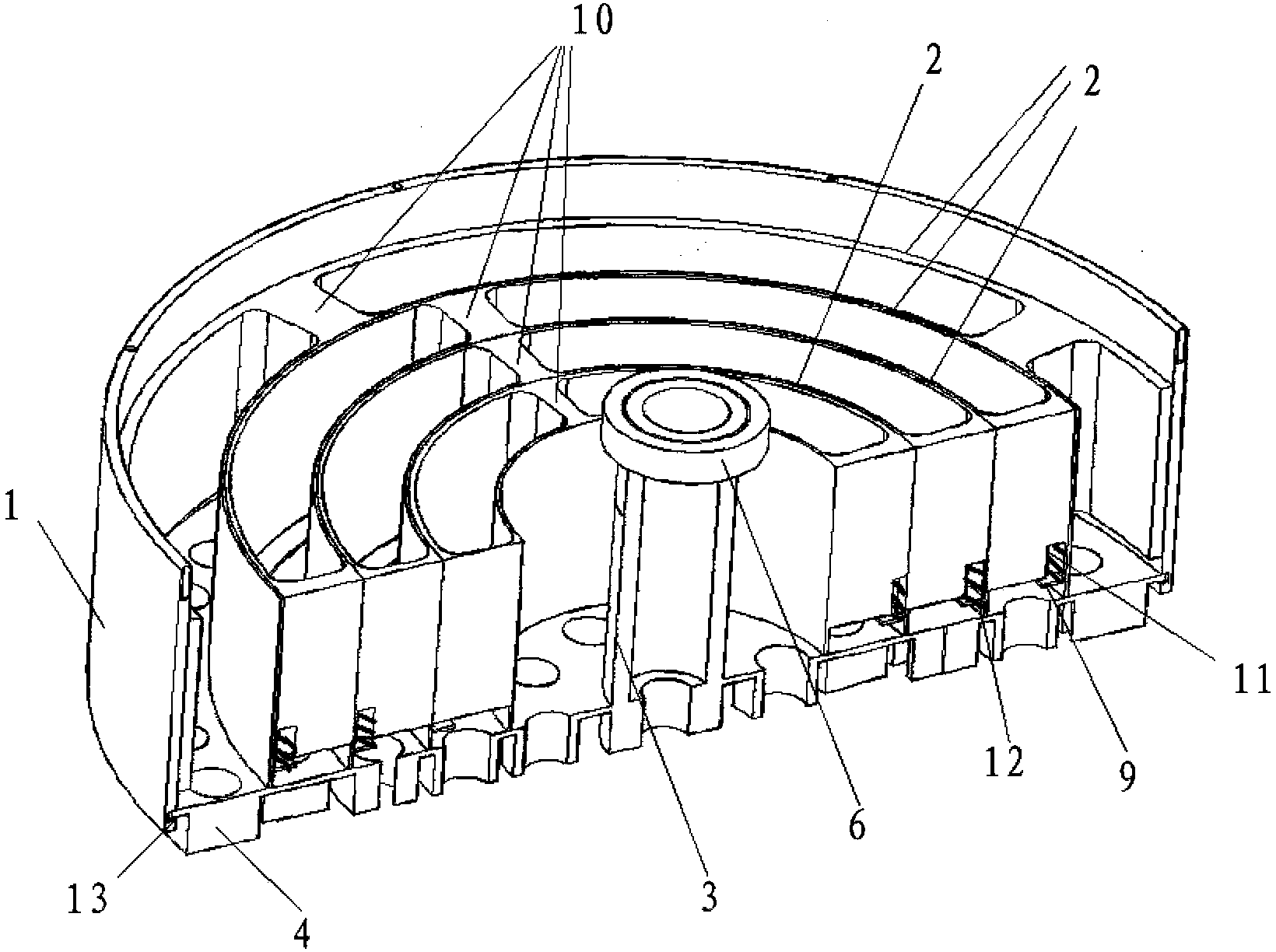 Array mechanism of laser spot projector with adjustable light spot density