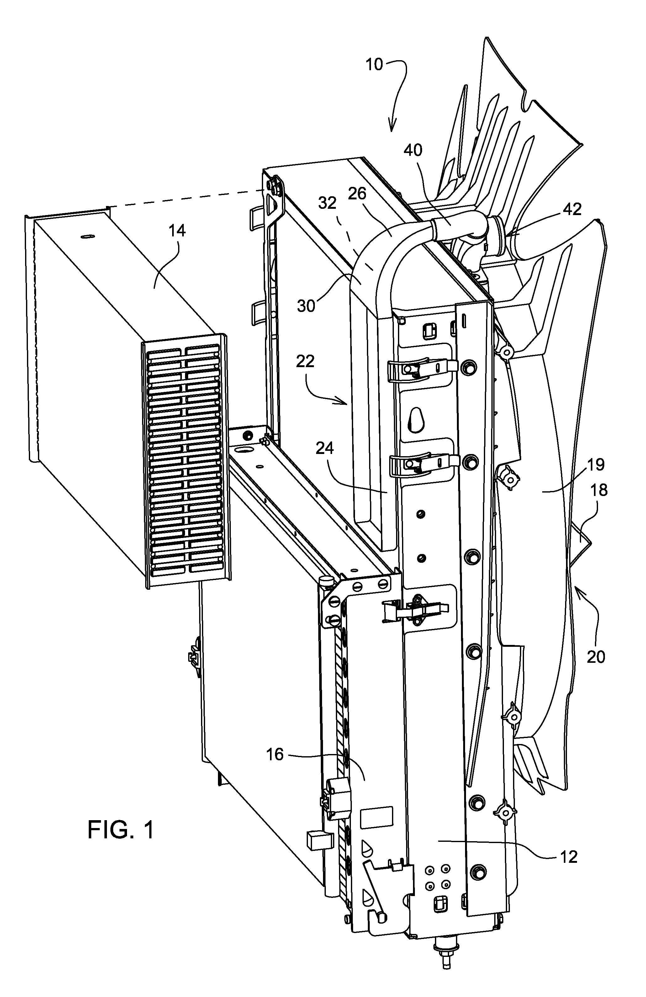 Air diverter for vehicle cooling system