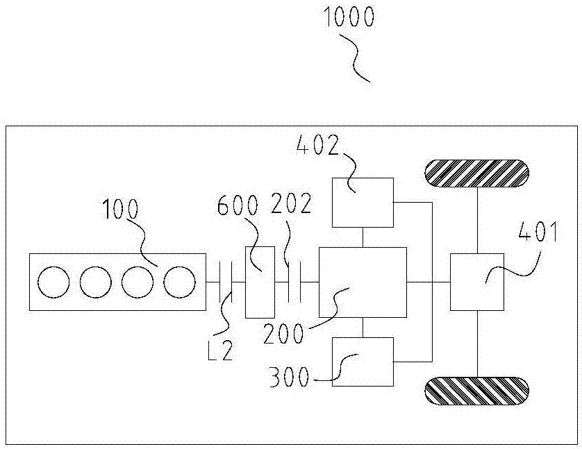 Power transmission system and vehicle with same