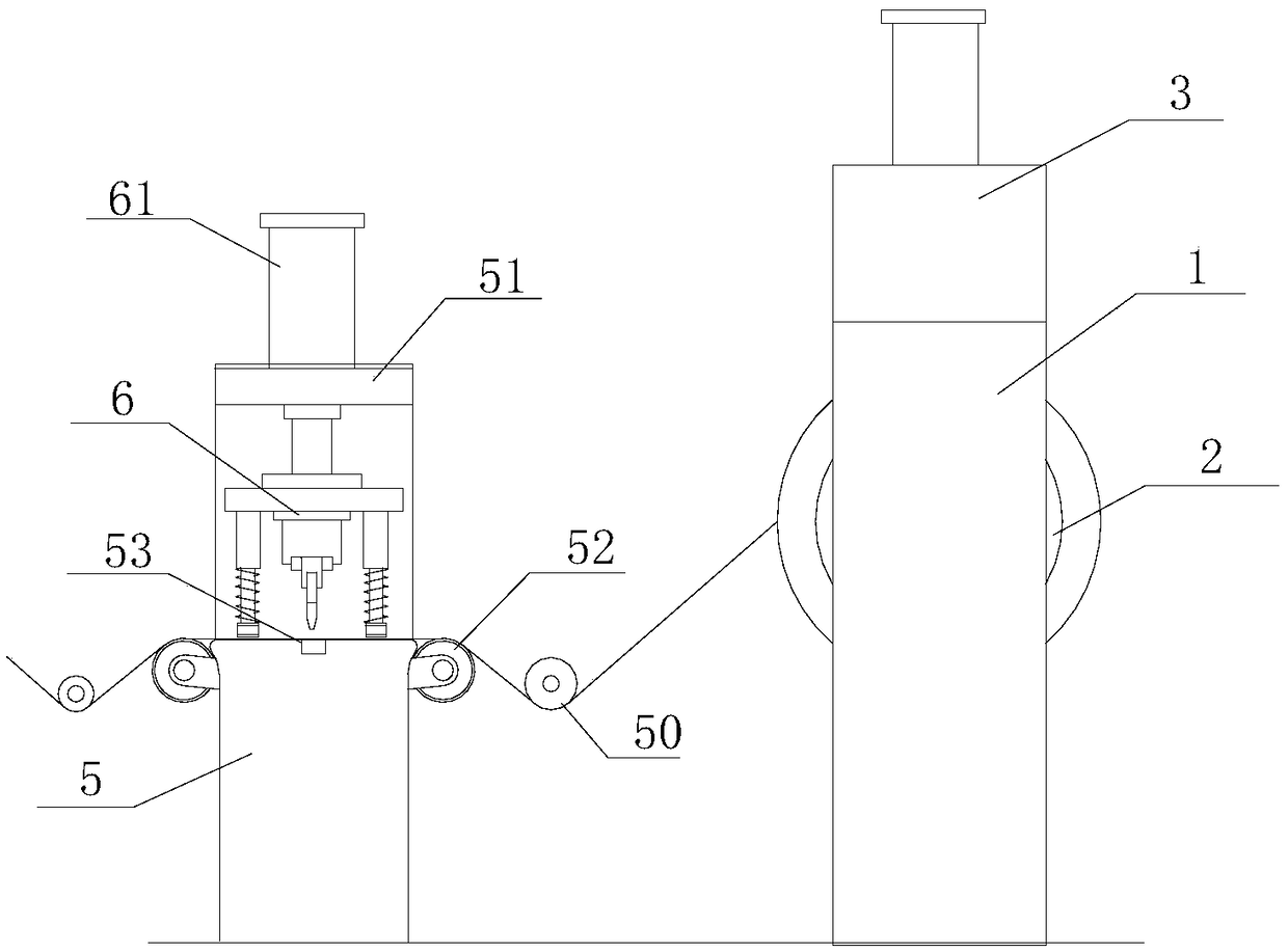 Silk winding device