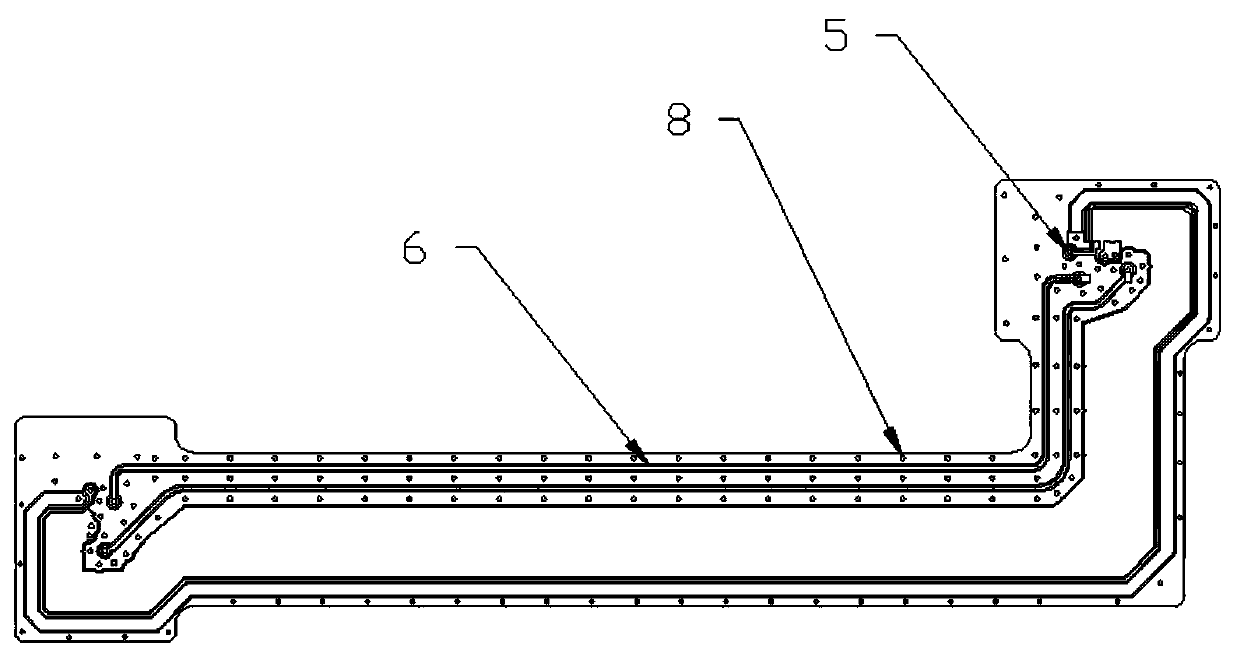 Strip line structure