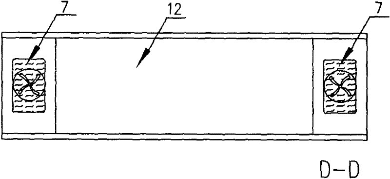 Half-buried landscape substation and its box structure