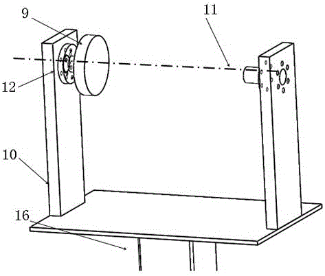 Double-shaft integral sun tracking driving device for eliminating off-axis error