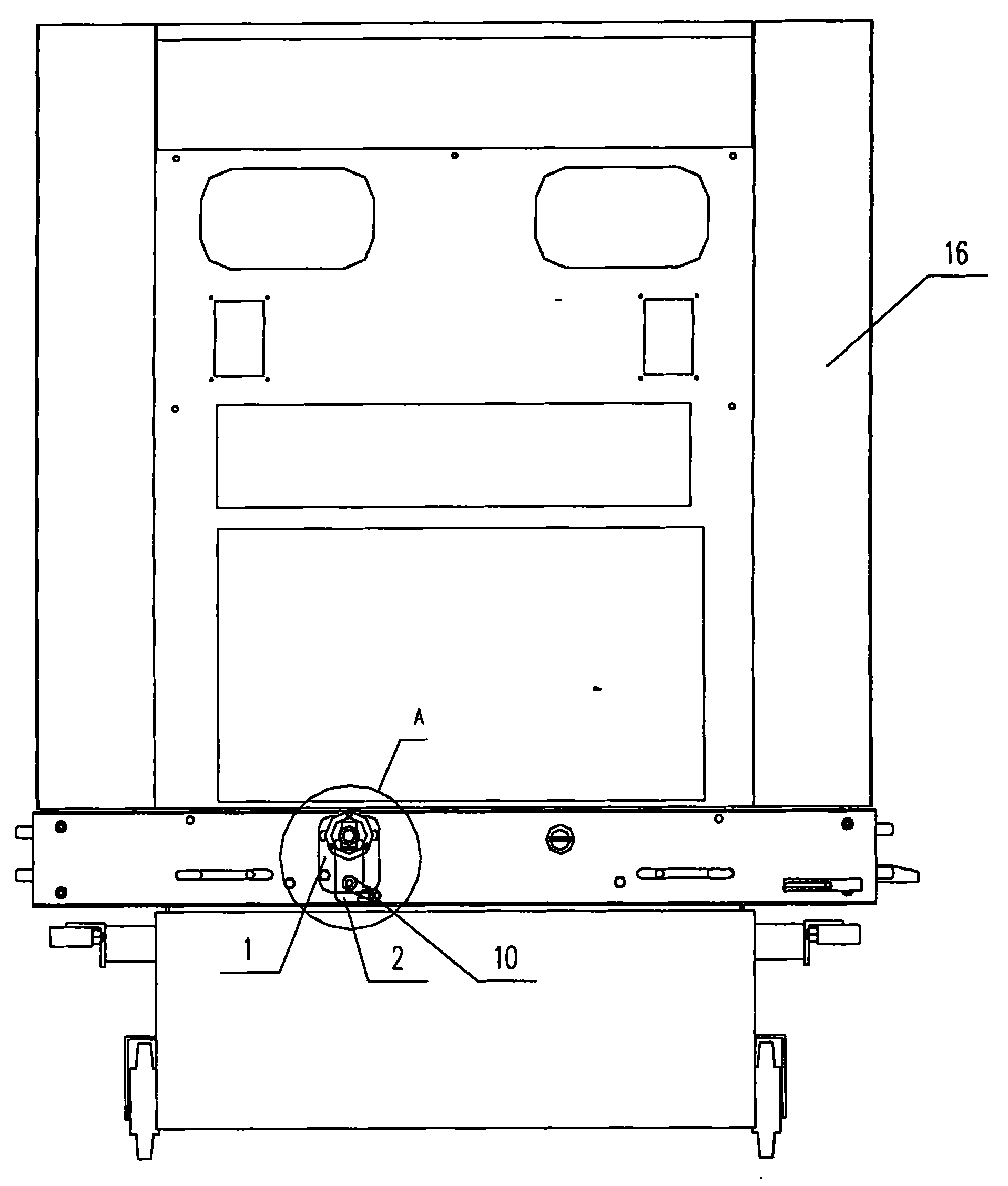 Hand cart for sulphur hexafluoride circuit breaker