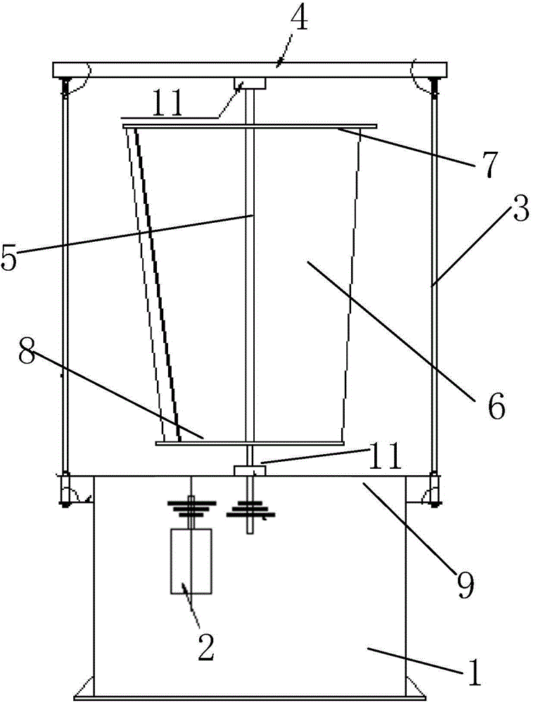 Vertical axis fan