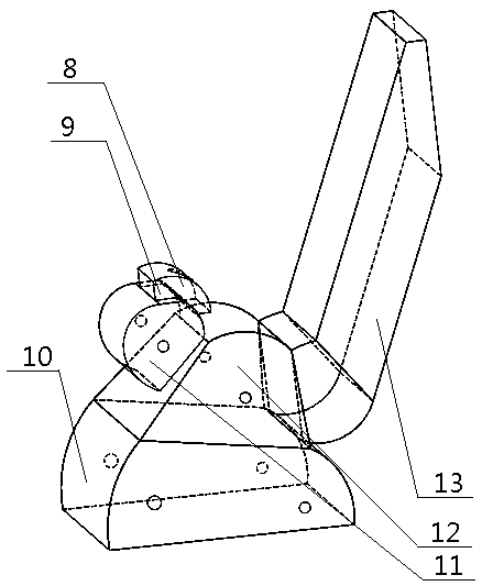 A main and auxiliary cavity type garbage jam prevention device for electric sweeper