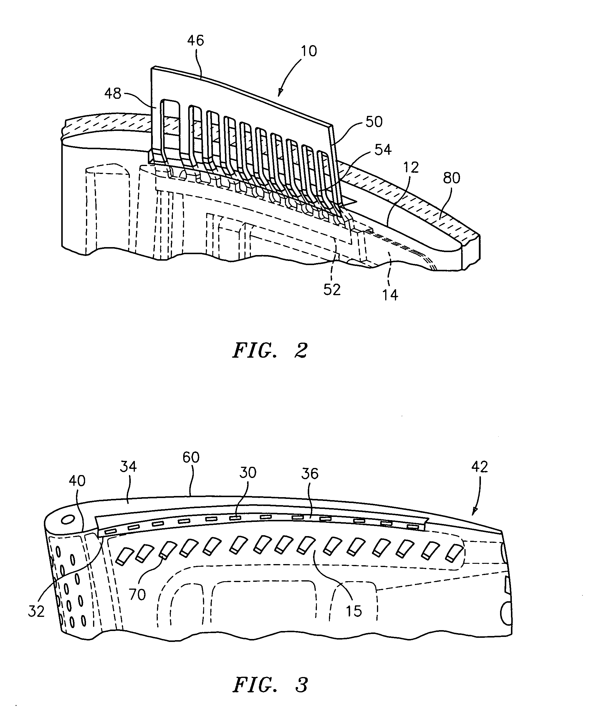 RMC-defined tip blowing slots for turbine blades