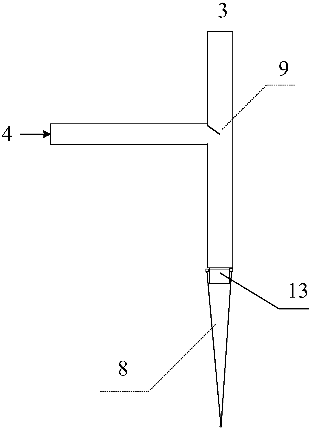 Drop ball forming device and oil ammonia column forming device